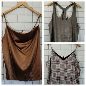 Phicia | 14th And Union | Express Ladies Lot Of 3 Sleeveless Blouse Tank & Cami